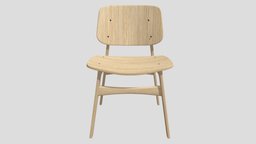 Modern Wood chair for Archviz modern, archviz, funiture, contemporary, wood-chair, chair-furniture, modern-chair, archviz-lowpoly-pbr-chair-modern-realistic, living-room-furniture, soborg-chair