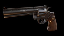 Colt python revolver dae, revolver, handgun, weaponry, gap, howest, game-asset, gun-weapon, coltpython, gameassetpipeline, coltrevolver, gameasset, gun, colt, gameready, gap2020, gap-dae