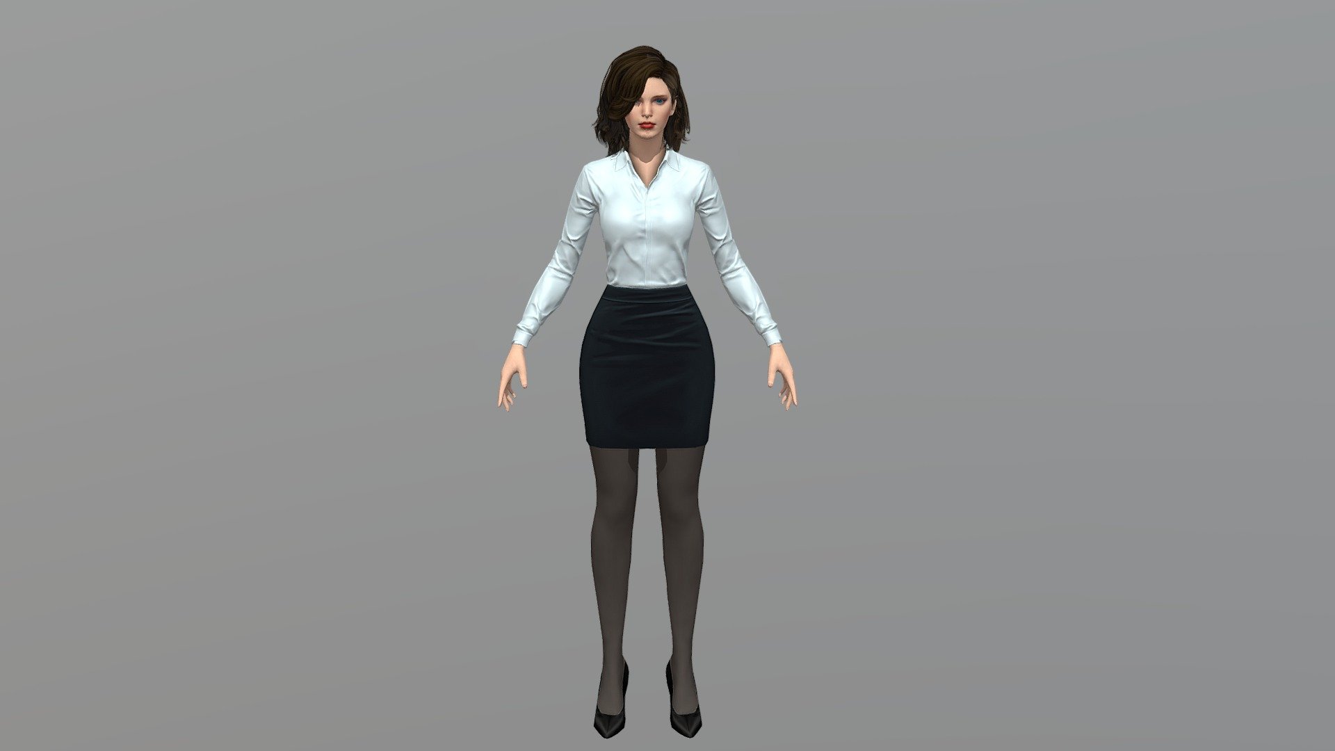 Woman - 3D model by asdlove911 3d model