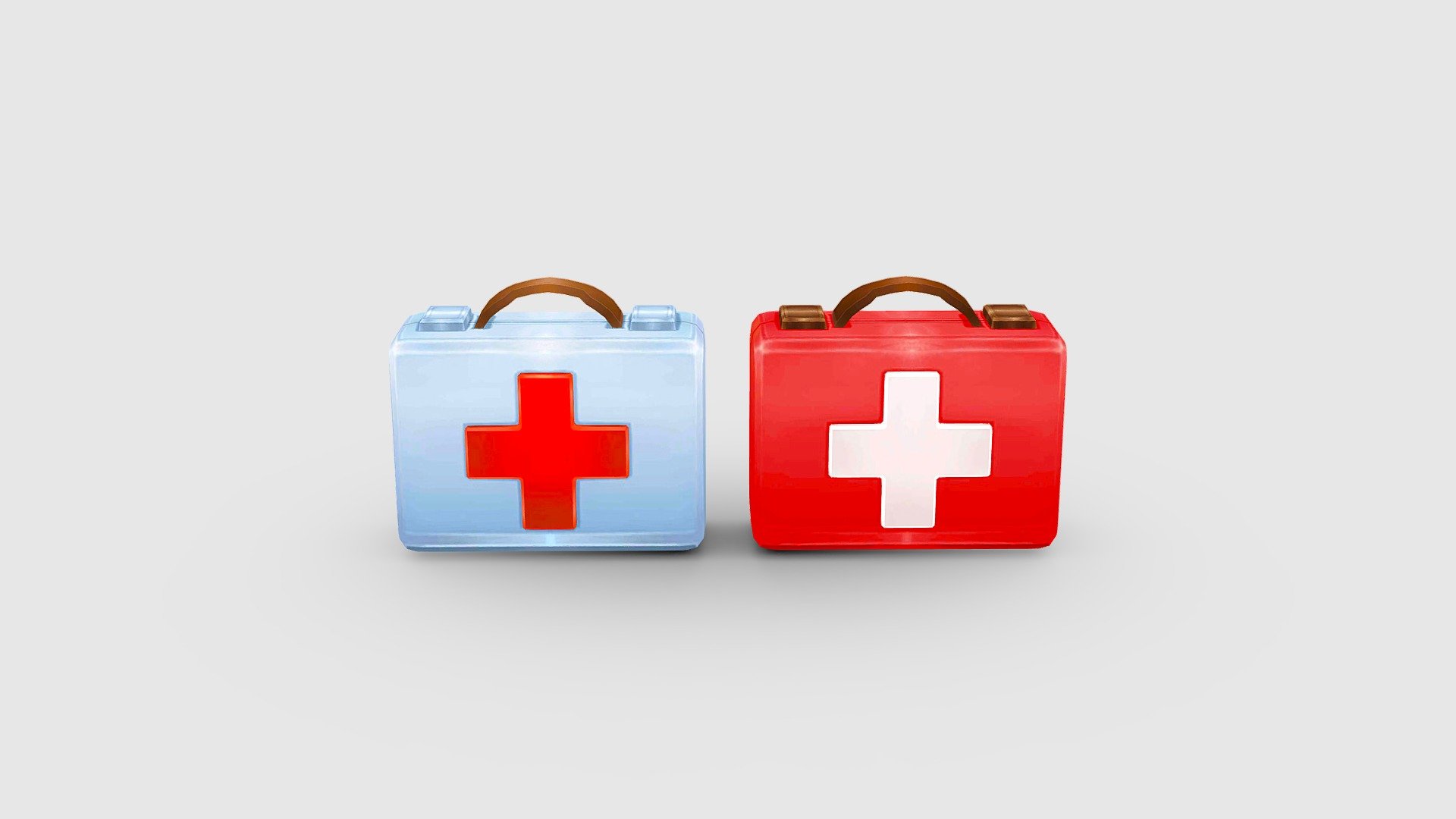 Cartoon medical kit - First aid kit Low-poly 3D model - Cartoon medical kit - First aid kit - 3D model by ler_cartoon (@lerrrrr) 3d model