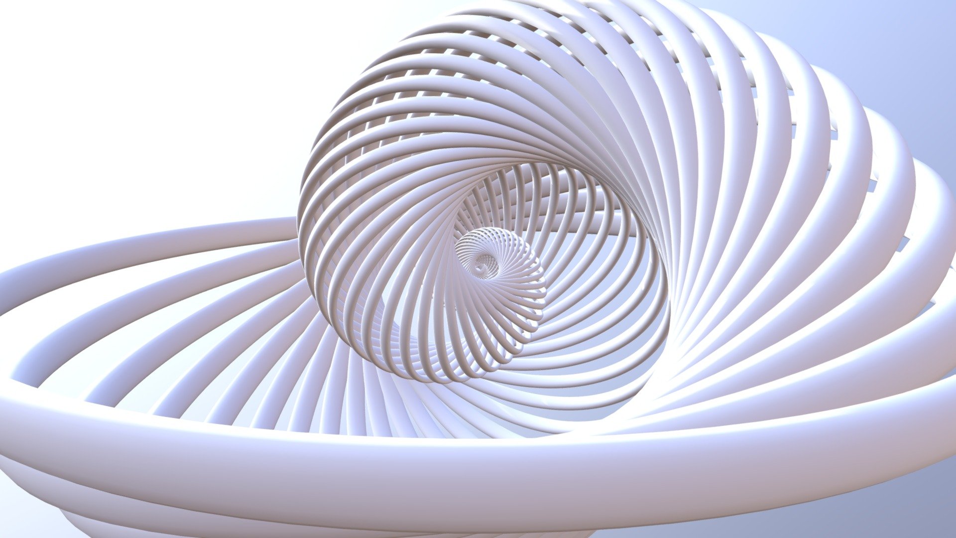Abstract Object for wallpaper use - KTX Swirl 1 - Download Free 3D model by koelooptiemanna 3d model