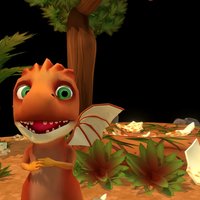 Hatched: Dino scene W. animation hatched, cartoon, animation, dragon, dino