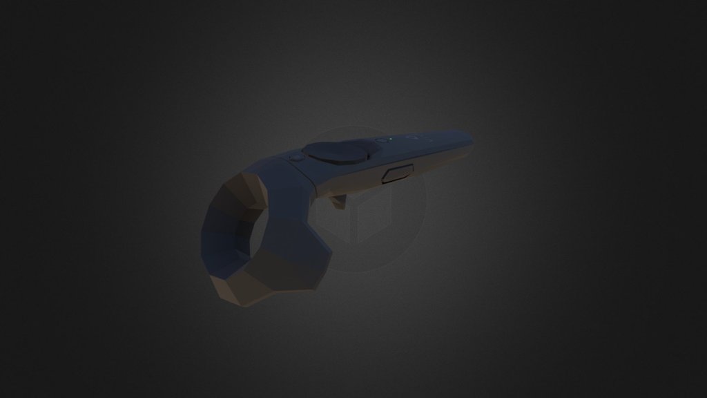 Low-poly version of the HTC Vive VR controller. 

Modeled, UV-mapped and textured by hand in Blender + Photoshop 3d model