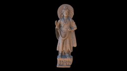 Bodhisattva standing scanning, 3dscan