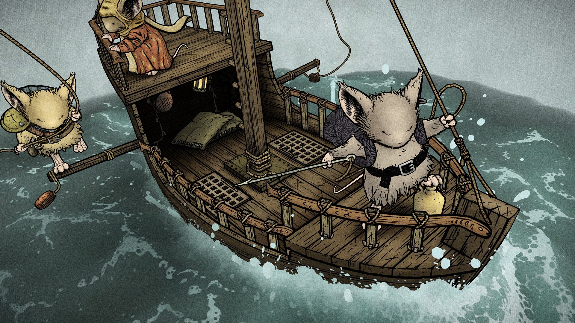 Based on the cover art of Mouse Guard: The Black Axe comic book by David Petersen 3d model