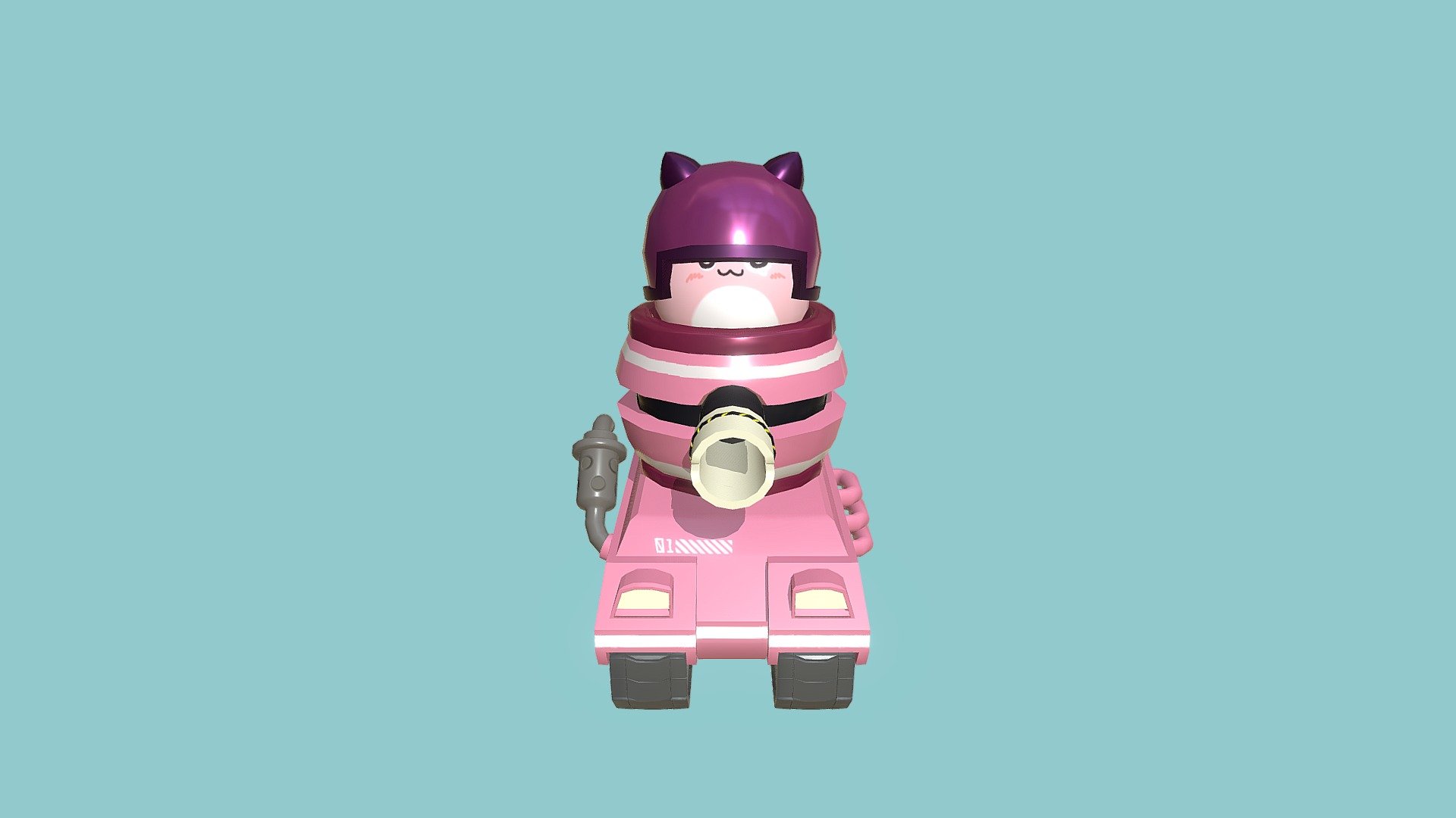 Hi SketchFab! 

I'm sharing a low poly model from my school project. We have to design a stylized tank and I decided to make this pinky one. It's inspired by Pink Bean, a cute monster from the videogame Maplestory. 

Hope ya guys liked it and any feedbacks are welcomed! - Tank N_1 - 3D model by Rixin Lin (@zdntea) 3d model