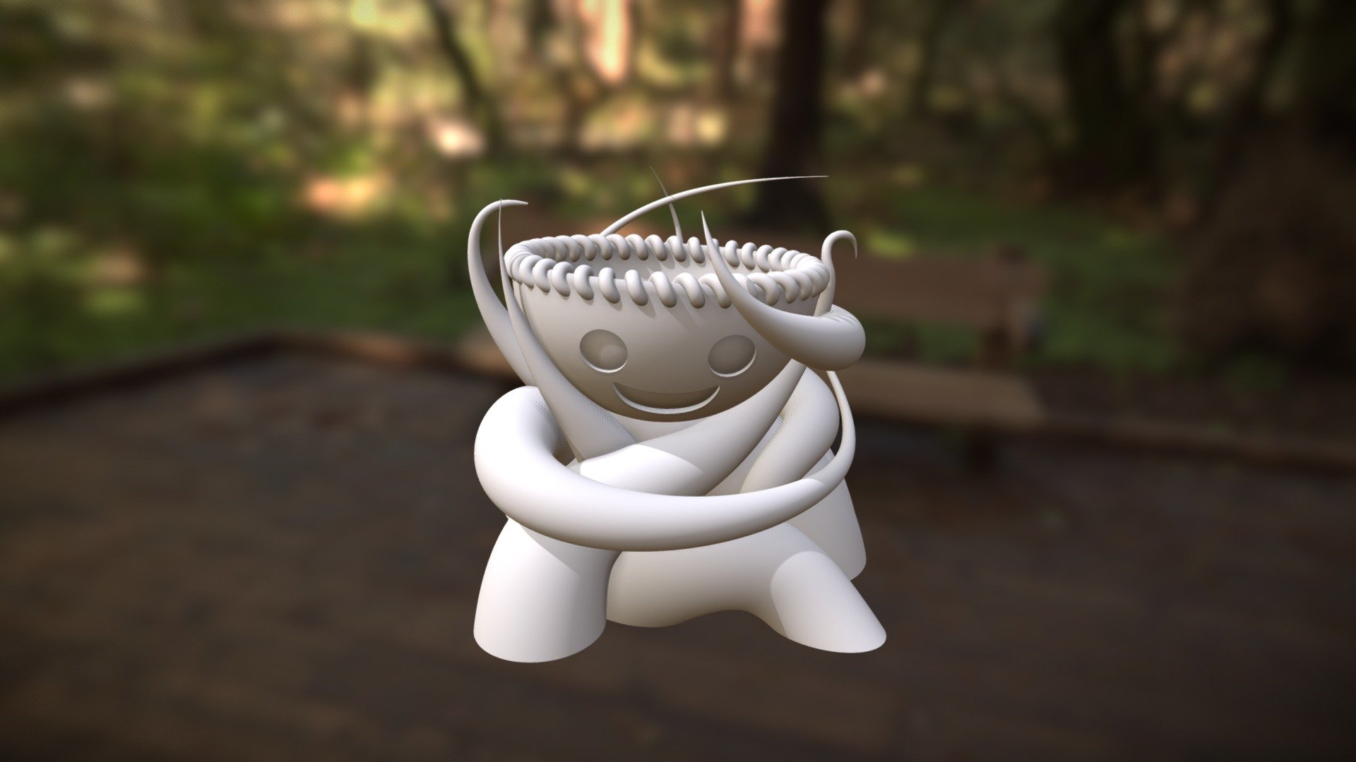 flower pot for 3D print - flower pot 3D print - 3D model by C.anton 3d model