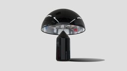 Table Lamp. (FREE) lamp, glossy, metal, free3dmodel, freedownload, freemodel, tablelamp, 3d, 3dsmaxpublisher, free, 3dmodel, black, light