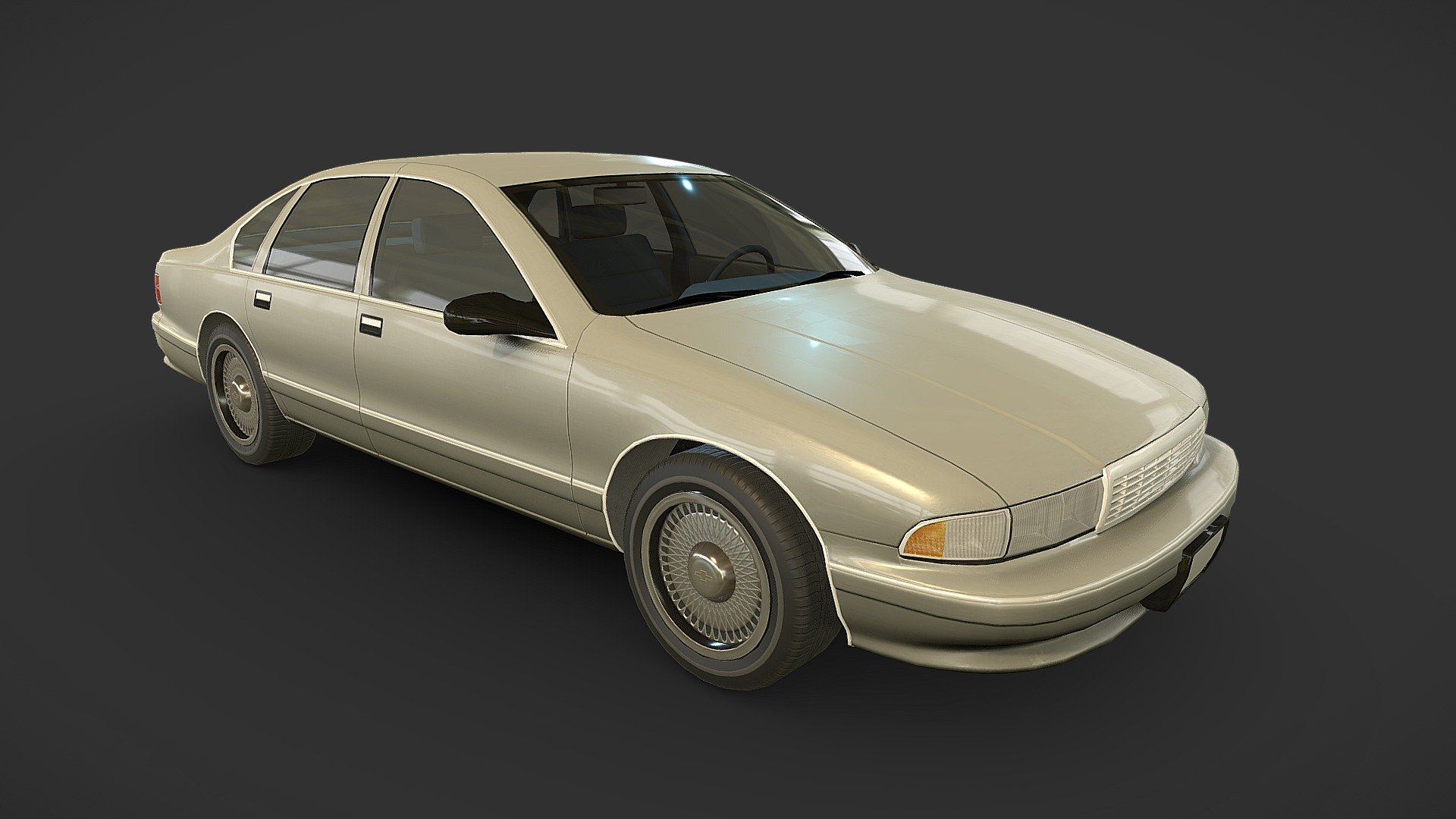 Fourth generation - Chevrolet Caprice - 3D model by id13 3d model