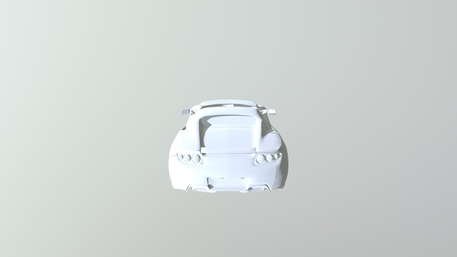 a tesla that floats in space - Nicely Modeled Roadster - 3D model by KYNUX 3d model