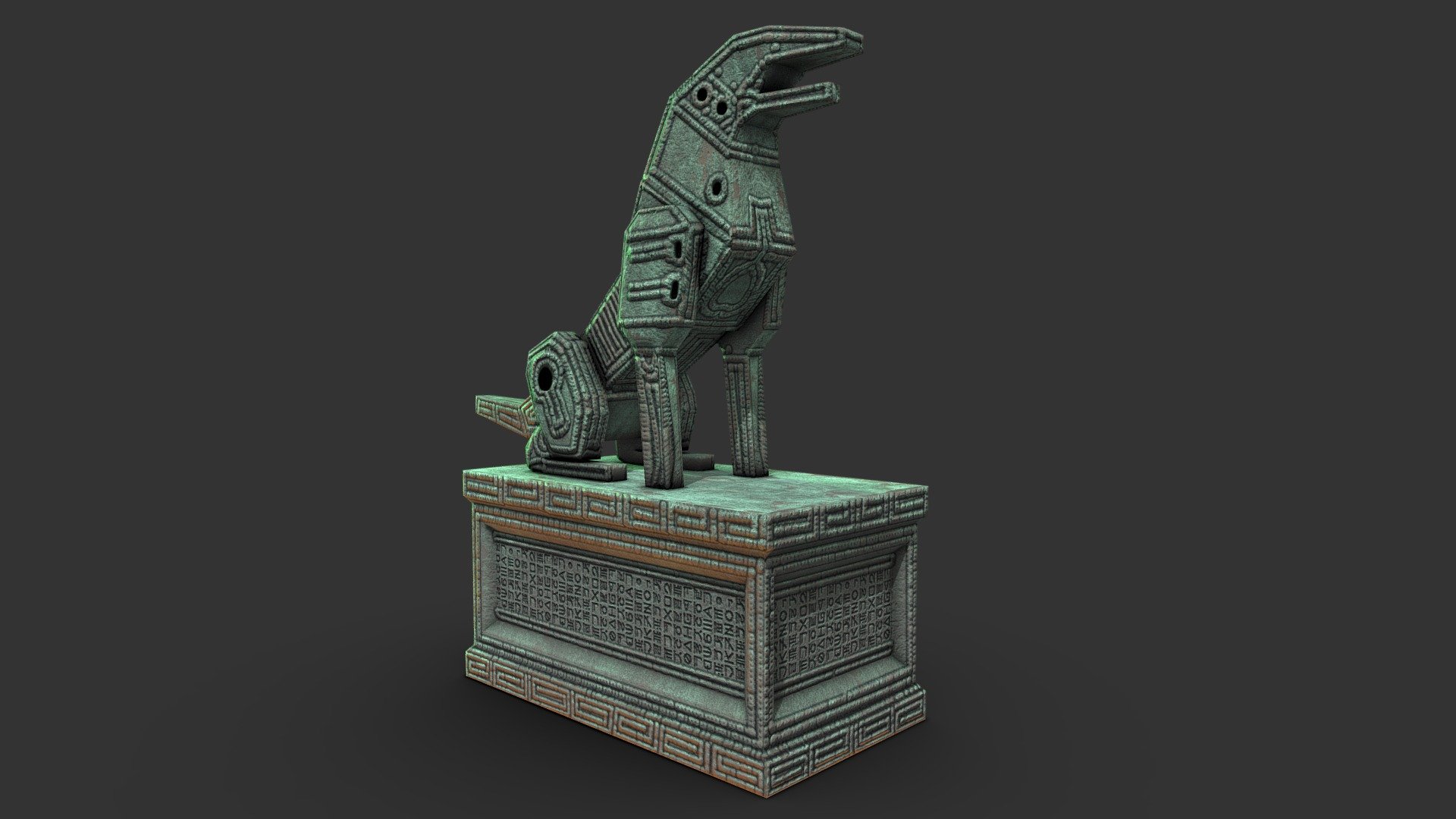 Prop for some halloween spookies that I didn't finish in time.

 - Eldritch Statue - 3D model by Renafox (@kryik1023) 3d model