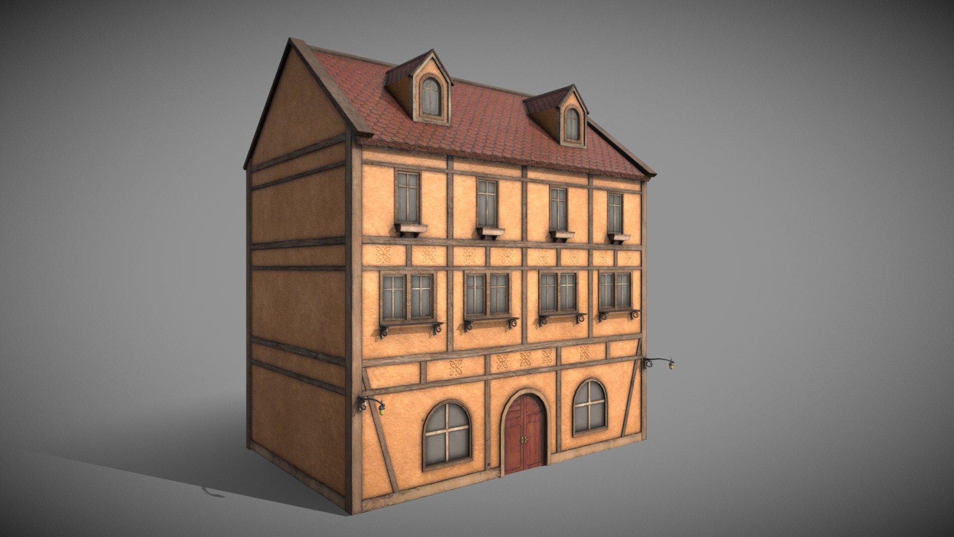 Residential building german style. This one is themed like a residential building. There is also a snowed version, check the picture down bellow. This house is part of a german colection, this is the number 6.

-2K texture

-1 material

-5 UDIMs

-No pluggins

-OBJ and FBX

-Maps included: basecolor, height, normal, roughness, metallic.

 - German House style 6 snow - Buy Royalty Free 3D model by el_cerilla 3d model