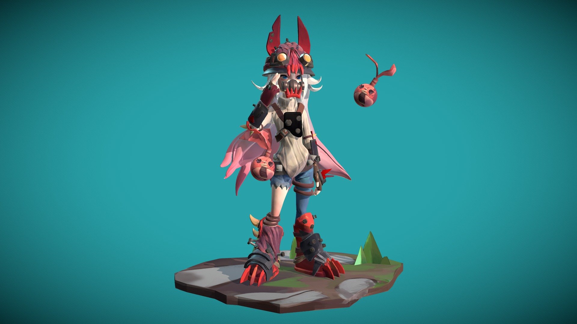 Finished this model for my stylized exam !

This is a character I made based on the cool concept by the amazing concept artist Tooth Wu  !
You can check their work out here https://www.artstation.com/artwork/ybq1ZO

I enjoyed bringing this character to life even though having to go through a lot of struggles. This is the first time such a complicated sculpt so there is still a lot of room for improvement.

Sculpting was done in Zbrush, retopology in 3DS MAX, texturing in Substance Painter and Photoshop 3d model