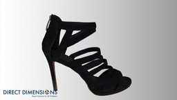 Ladies Black Strappy Shoe 