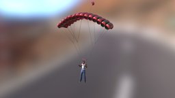 CJ PARACHUTING gta, parachute, sa