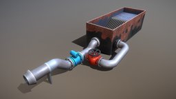 Water Filter Module (High-Poly)