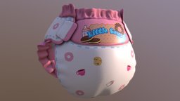 "Little cow diapers" videogame, pg, kemono, vrchat, diaper, abdl, utilizator