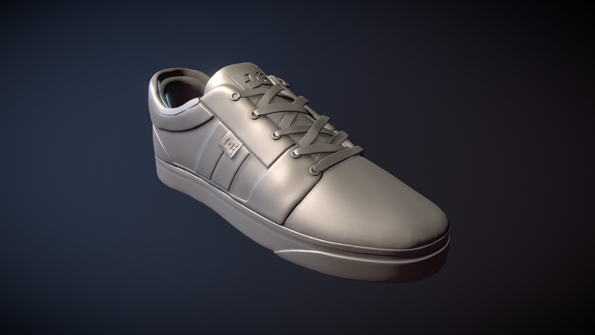 3D model of the shoes, im modelling a longboarder, hope u like it! - DC Shoes Sketch - 3D model by Alvaro Wagner (@Distroierd) 3d model