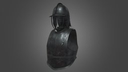 Harquebusiers Armour armor, soldier, army, cavalier, battle, english, cuirass, downloadable, freedownload, cromwell, cavalry, 17th-century, english-civil-war, early-modern, platearmor, helmet, war, zischagge, parliamentarians