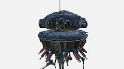 Arakyd Viper Probe Droid droid, probe, substancepainter, substance