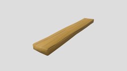 Stylized wood plank