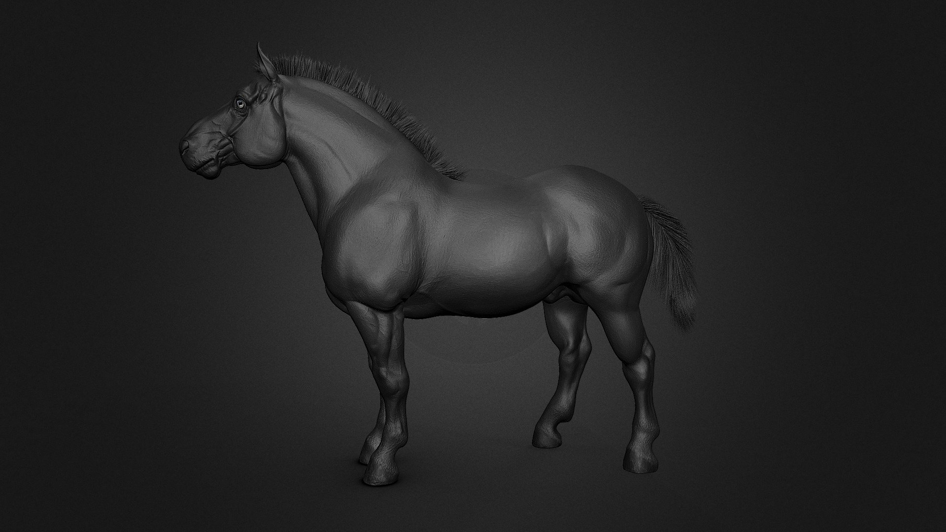Draft Horse - 3D model by EMARTARE 3d model