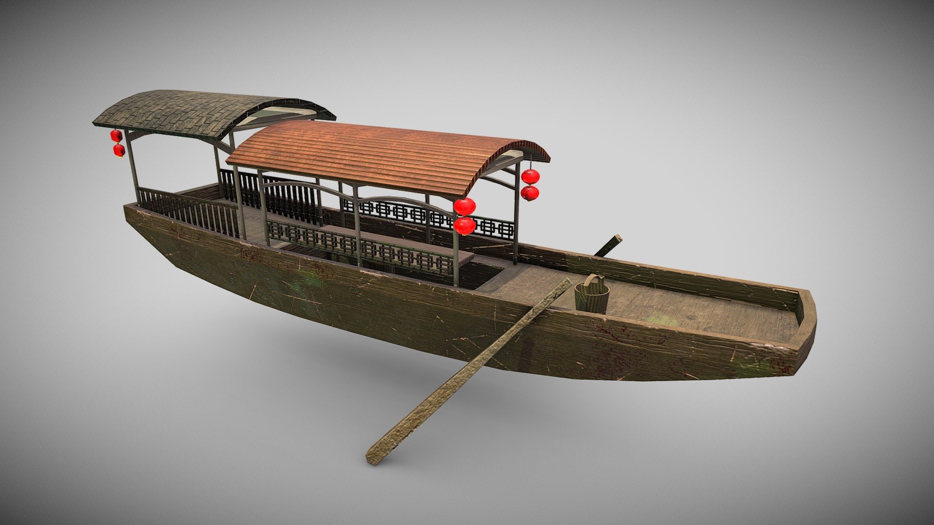古代
烏篷船 - traditional Asian boat - 3D model by Ing_eO 3d model
