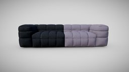Michelin Sofa by Arik #4 VR | Game-Ready | sofa, games, armchair, arch, viz, ue4, interior-design, unity, lowpoly, design, interior