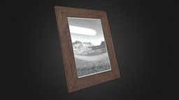 Table Picture photo, frame, wooden, stand, vray, standing, textures, materials, obj, detailed, table, fbx, picture, max, mental, cgaxis, 3d, model, 3ds, wood, interior, c4d