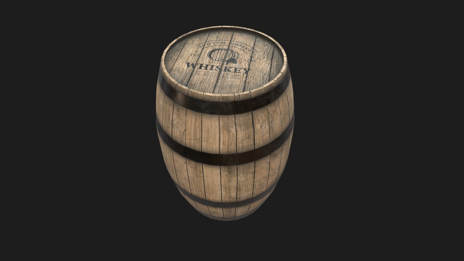 Game ready wiskey barrels.
768 Triangles per barrel.
PBR Metallic|Roughness workflow
Texture-resolution 2048x2048 - Wiskey Barrel Old - Download Free 3D model by pantherarossa 3d model