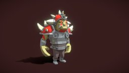 Orc Commander Low poly
