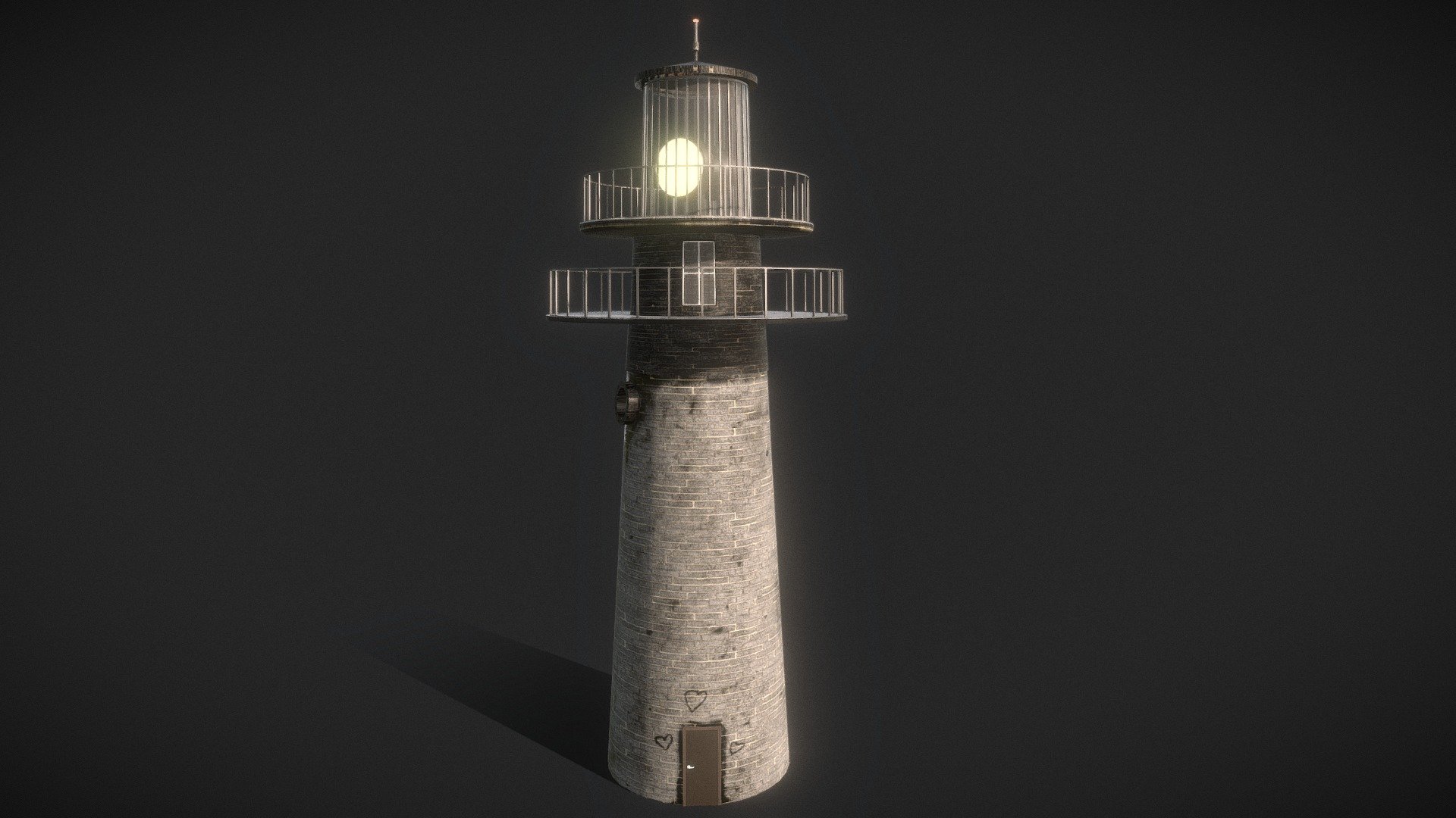 Its a Lighthouse. Siren of the Sea 3d model