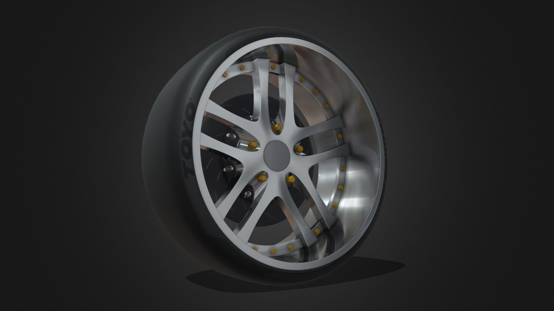 no mapping for this one because its maded only for preview, but you can use it

all things was done by me, the textures for rotor &amp; tire is from google - WEDS Kranze LXZ - Download Free 3D model by blakebella (@blake2theback) 3d model