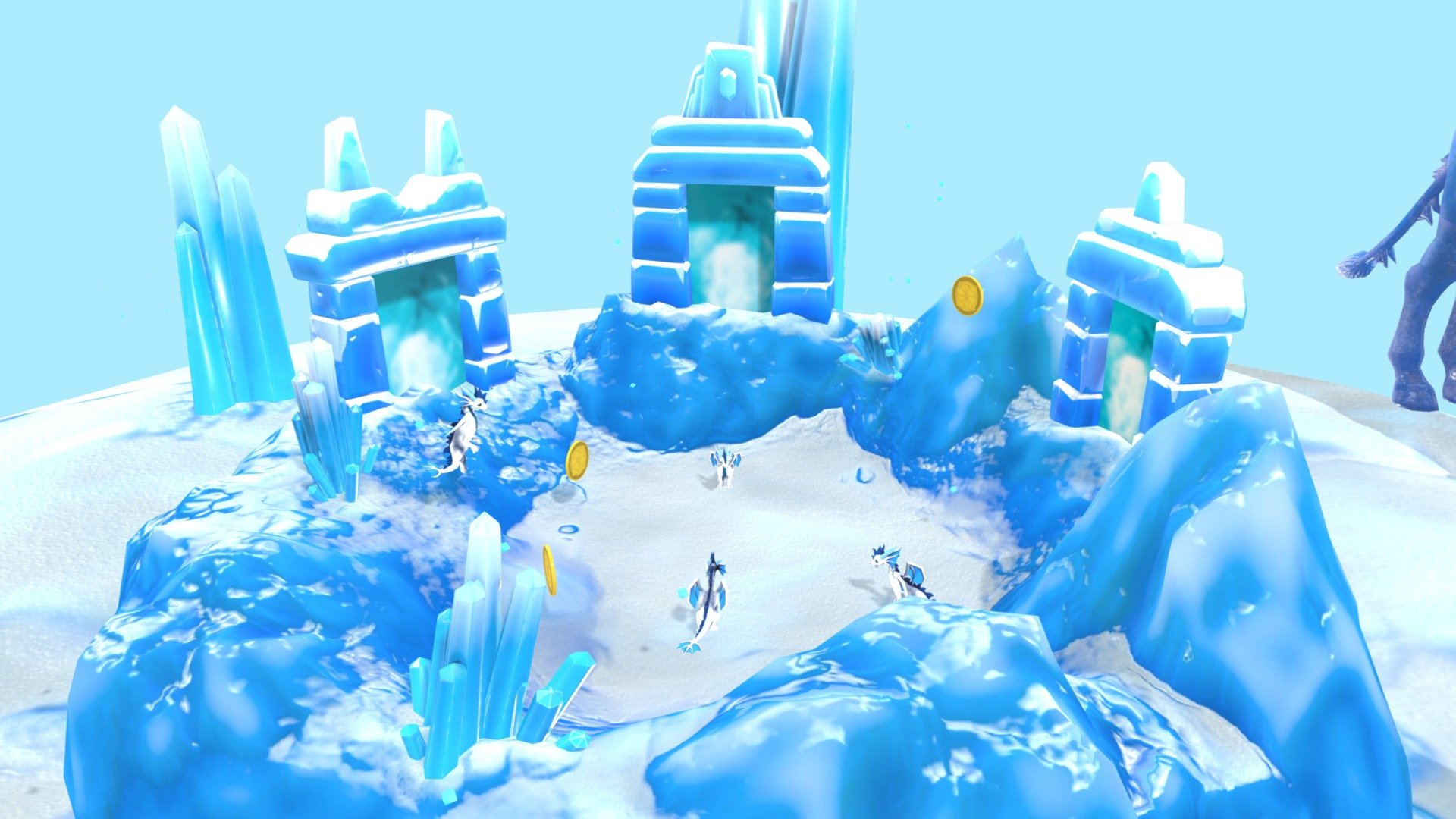 One of Aladdin's worldviews. The entrance to the ice world.

Created by Brian Domeier 3d model