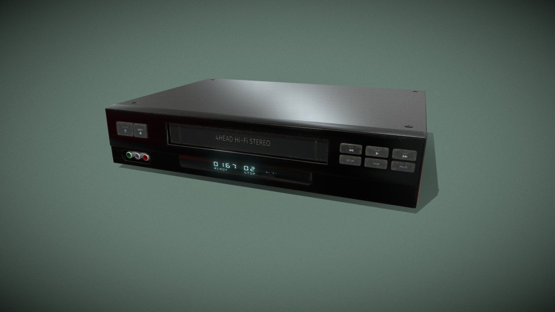 VHS Cassette video player - Vintage VHS Player 1 - Download Free 3D model by Tejay21 3d model