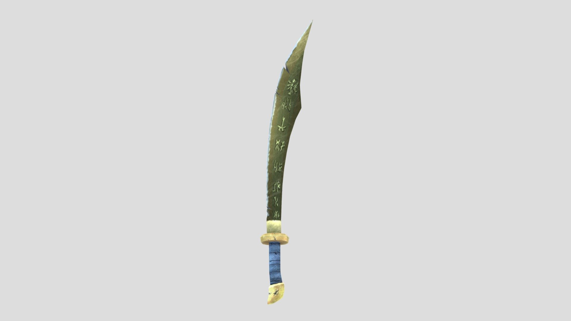 (3d cartoon sword):

Materials : 1

Number of textures : 1

texture types :  diffuse map (no pbr)

Texture sizes : 400 x 400  

Model triangles : 552 tris

Number of models :  2

Models type : Fbx and obj

UV mapping : yes - (A08) Sword - 3D model by ali08 3d model