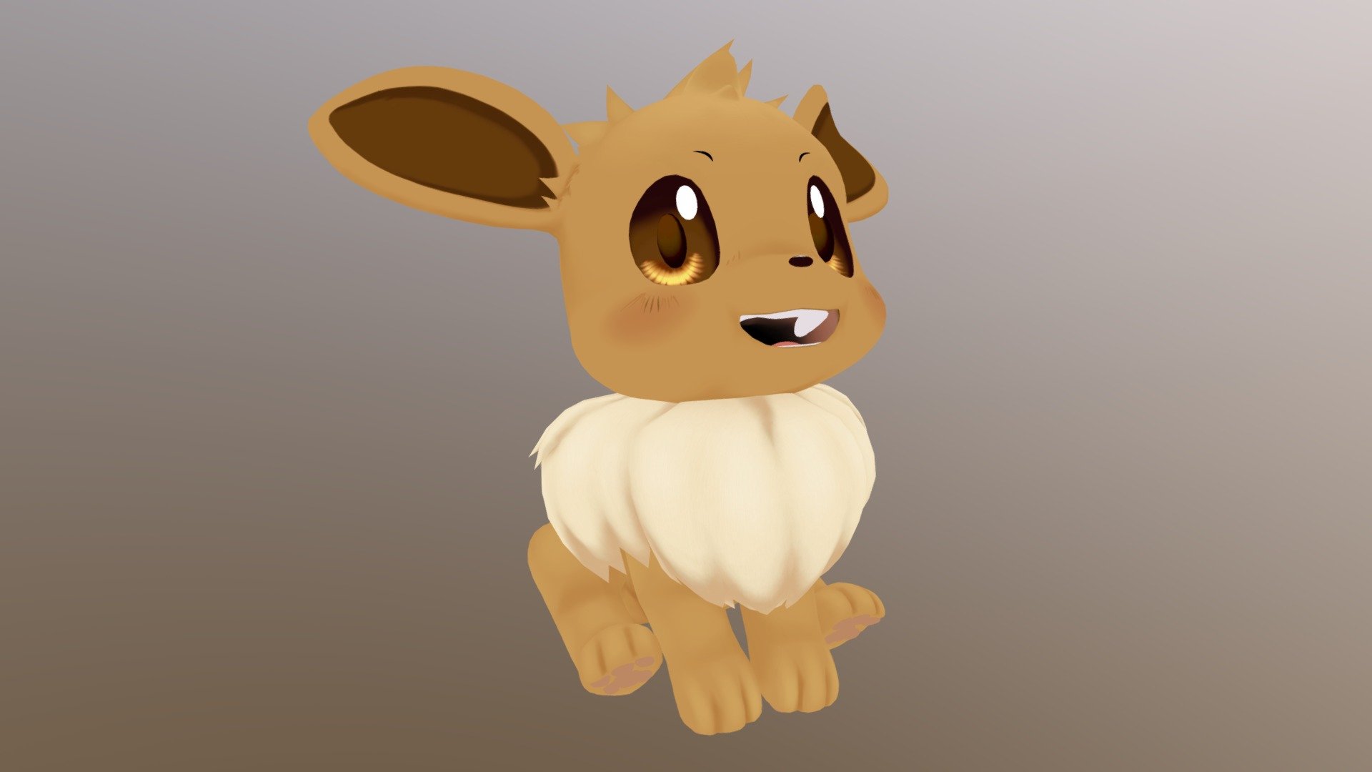Based loosly on the offical model for Eevee. Used to practice creating unlit textures.
A simple sit loop 3d model