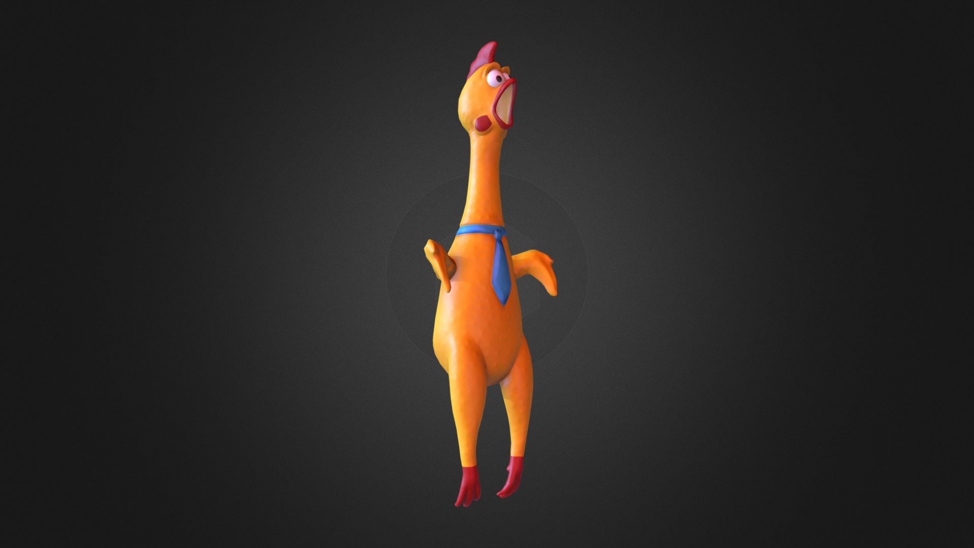 TagWar Scream Chicken - 3D model by wowwow 3d model