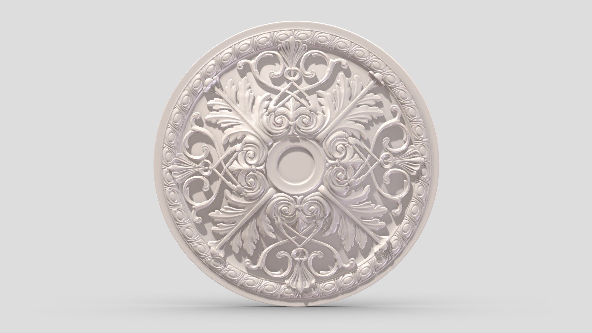 Hi, I'm Frezzy. I am leader of Cgivn studio. We are a team of talented artists working together since 2013.
If you want hire me to do 3d model please touch me at:cgivn.studio Thanks you! - Classic Ceiling Medallion 38 - 3D model by Frezzy3D 3d model