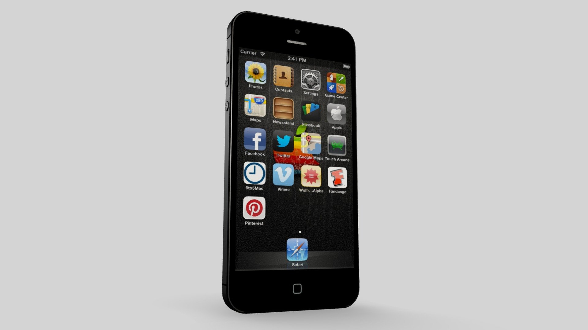 iPhone 5 - Buy Royalty Free 3D model by Virtual Studio (@virtualstudio) 3d model