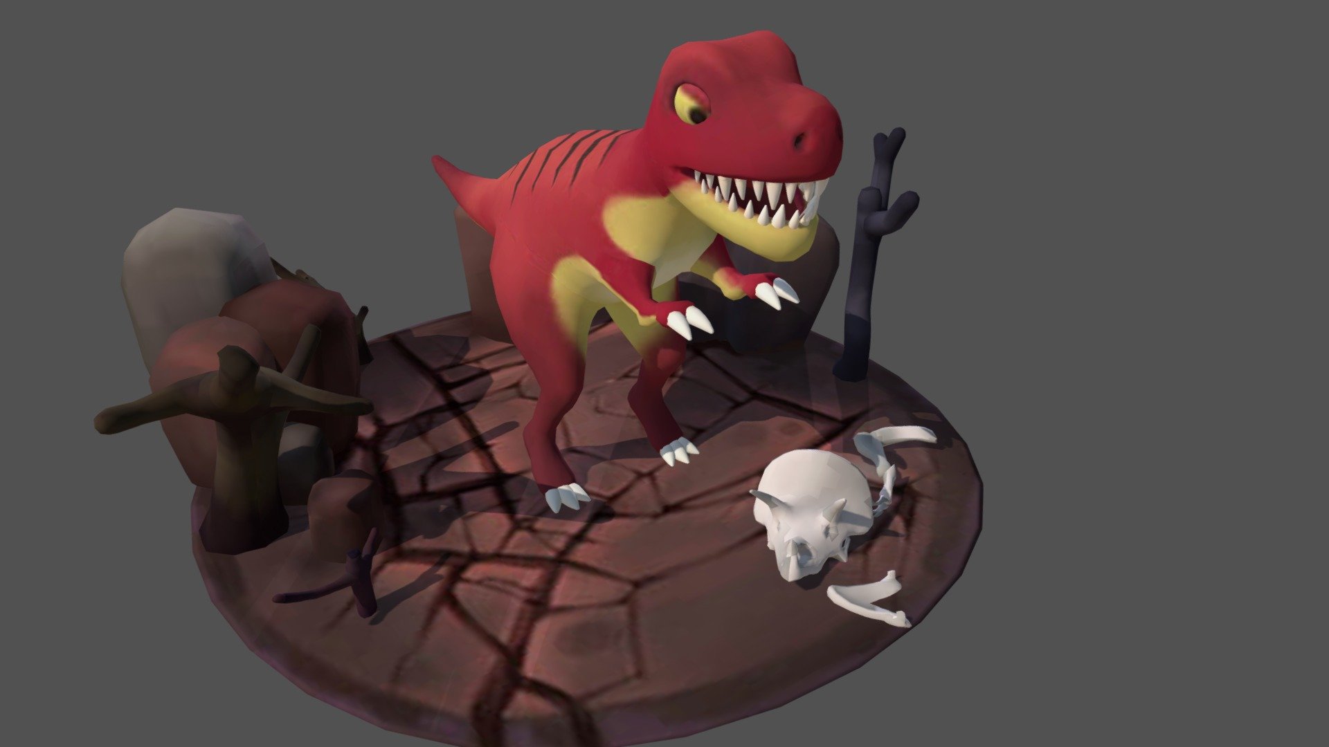 dinosaur07 - 3D model by 3dmonster 3d model