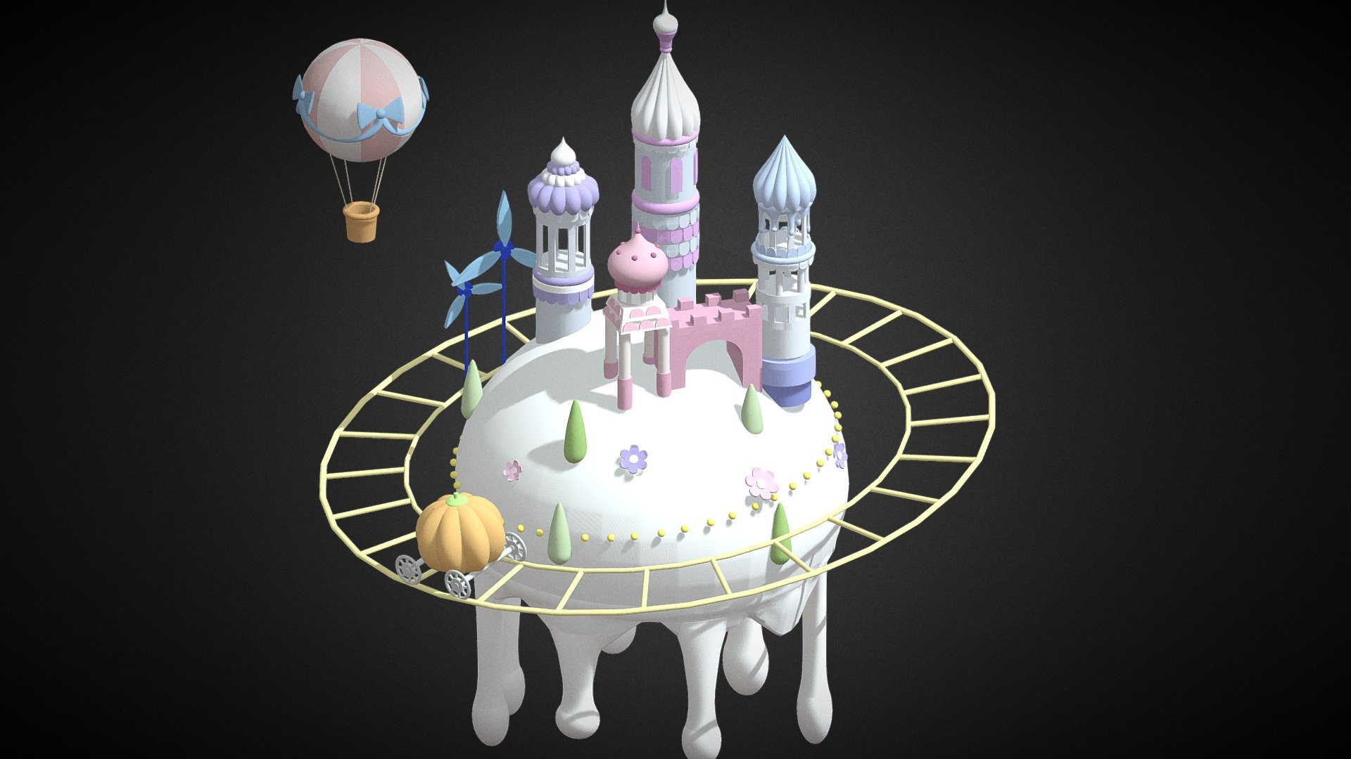 🥰A web-based online 3D modeling platform that creates all the materials here.

😻Love to create both elemental and inspirational models for 3d games！

😏Want more? Please visit 3d.xyz👈💗where you can not only export but also model for free! - Candy Castle - Buy Royalty Free 3D model by 3d.xyz (@webuild) 3d model