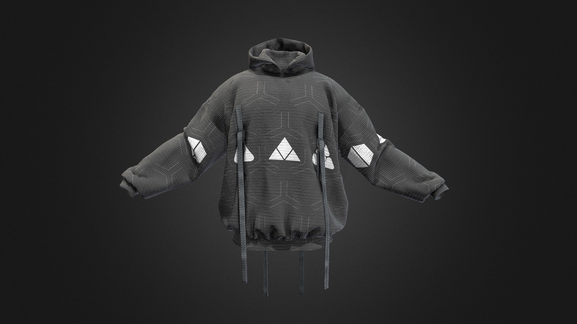 4K PBR Texture set - Oversized Sweater - Download Free 3D model by dejan31 3d model