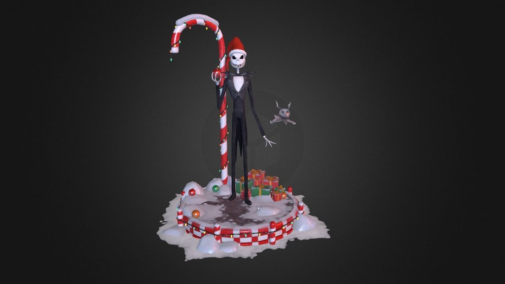 A little scene with animation for Christmas
Tribute to &ldquo;The Nightmare Before Christmas