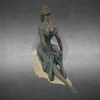 Estatua de mujer mujer, woman, fotogrametria, 3d-model, fotogrametry, sculpture