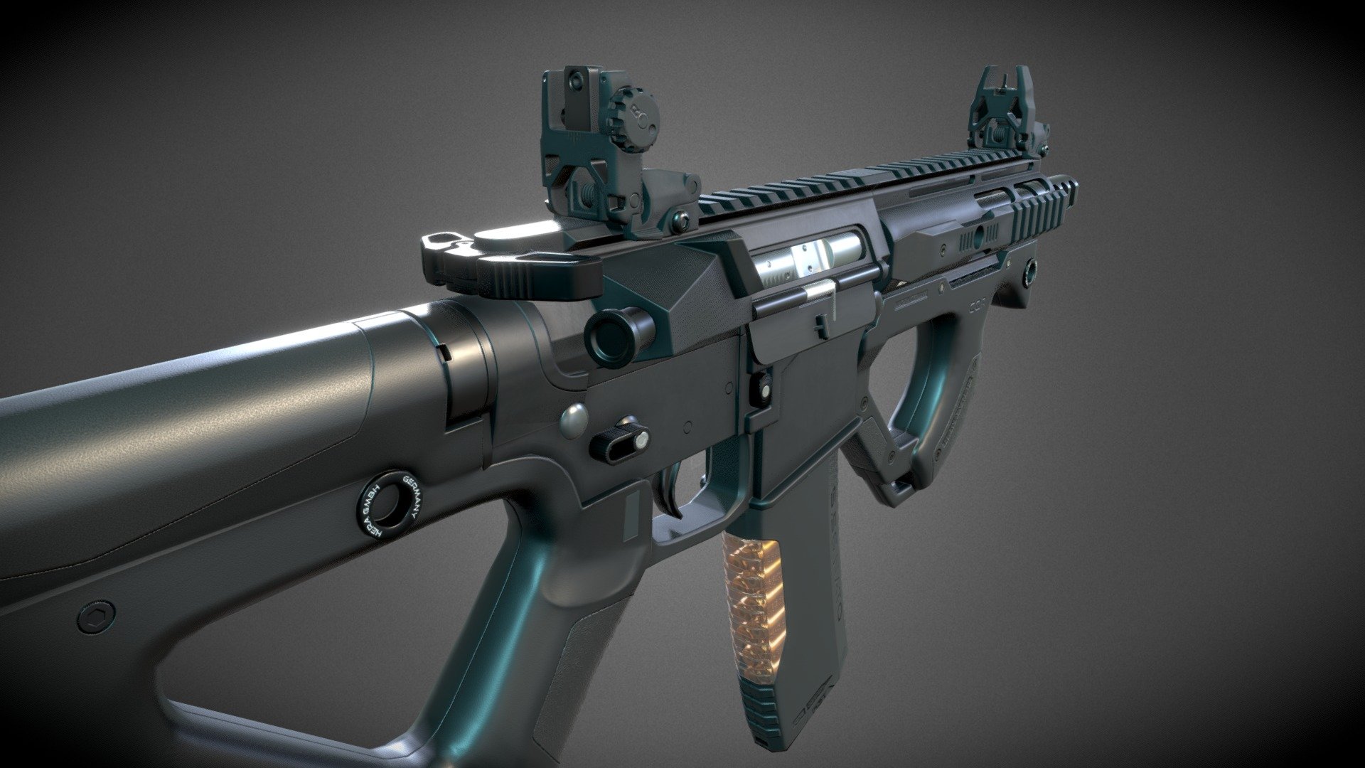 Here's a model of the Hera CQR that I made for a personal project - Hera Arms CQR - 3D model by jadamsgamedev 3d model