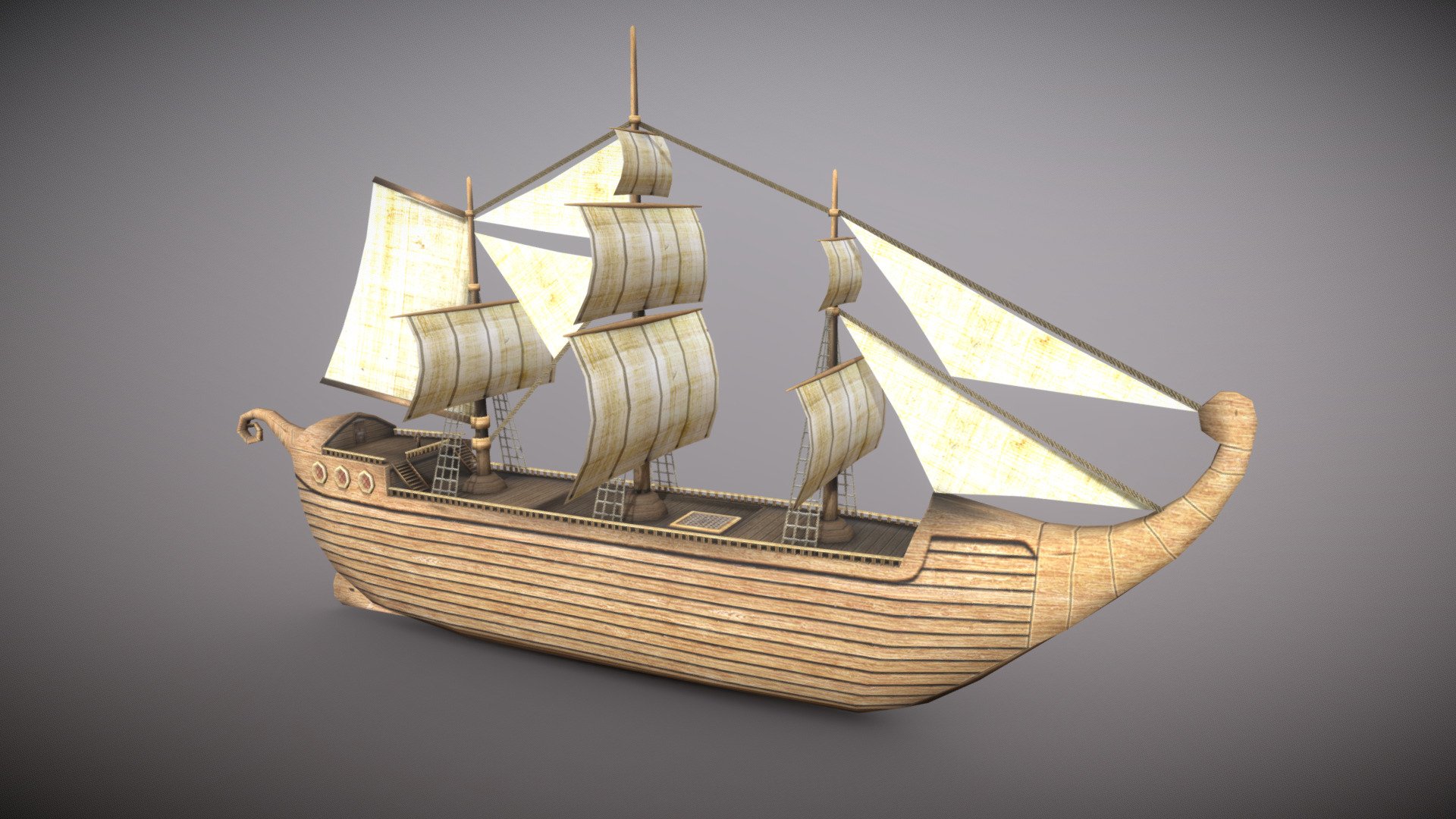 Model: Preston Powell (HoodooVan) Textures: Richard DiGiovanni - Eastern Isle Corsair - 3D model by Preston Powell (@hoodoovan) 3d model