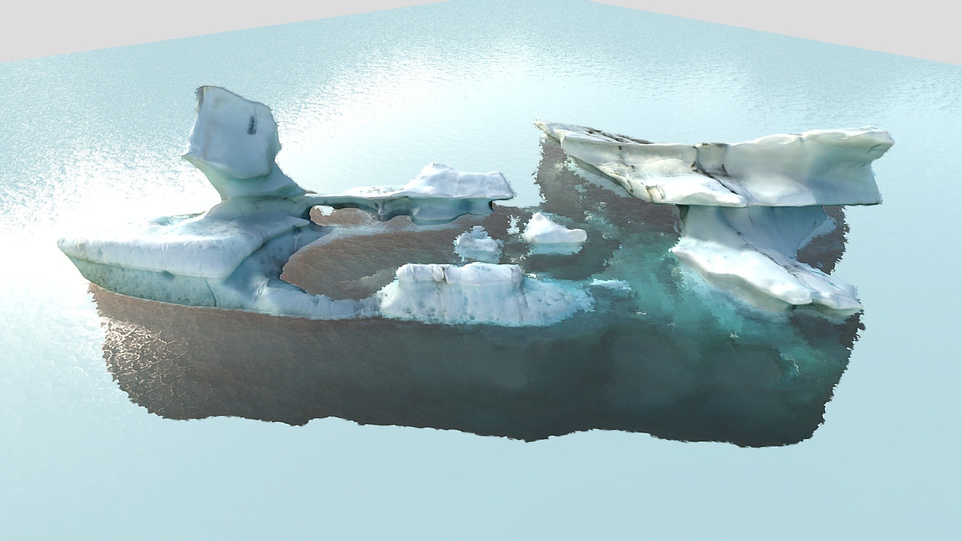 Glacier phtoscan, decimated, with 4k PBR textures
BaseColor, Normal and Roughness

75k tris - Iceberg photo-scan - Buy Royalty Free 3D model by felipehez 3d model