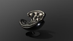 Black Modern Armchair modern, leather, armchair, textile, chair, home