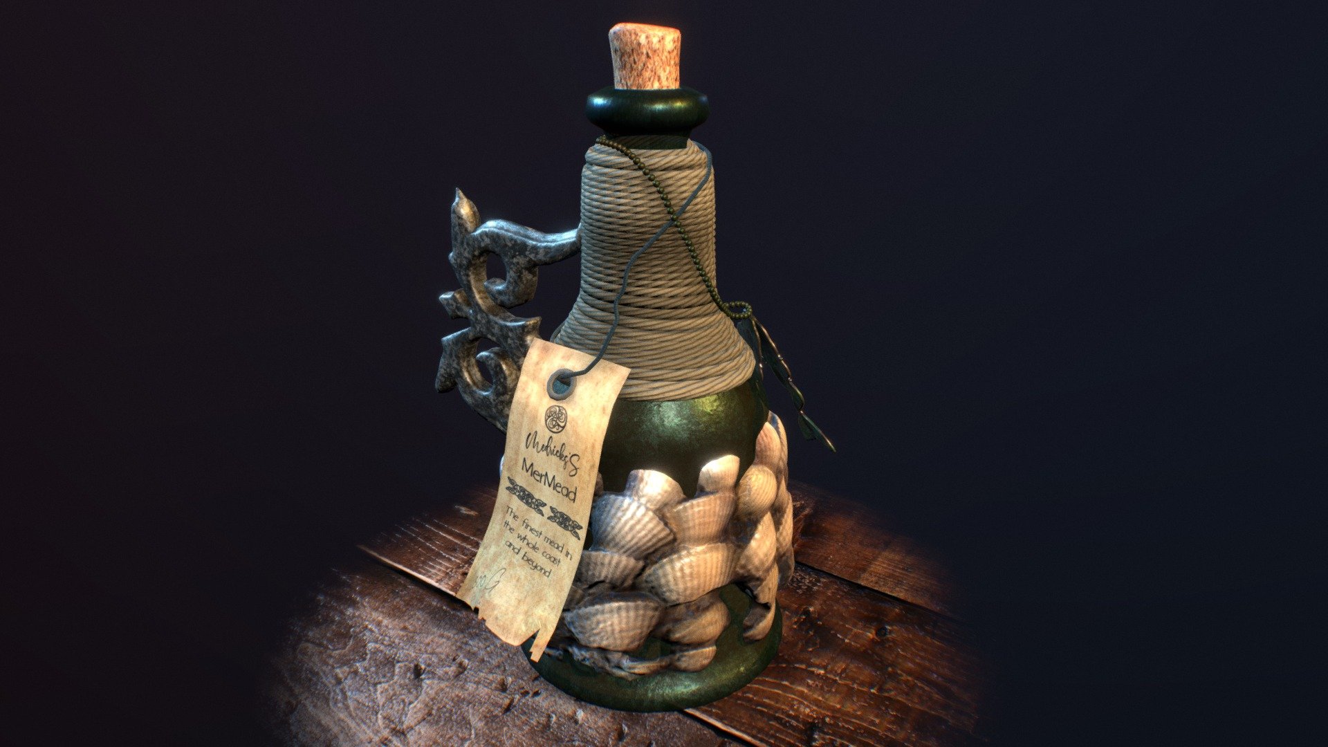 Melrick’s MerMead is one of the most famous mead in the kingdom. YAY - Melrick’s MerMead - Buy Royalty Free 3D model by Vanitas Unhuman (@benmonor) 3d model